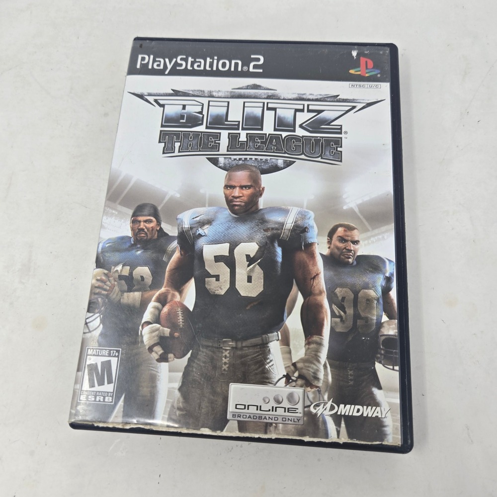 Blitz The League Sony PlayStation 2 PS2 Midway Sports Football Game 2005